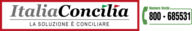 Logo Italia Concilia + Numero Verde